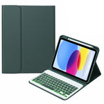 SA-10DS Hintergrundbeleuchtung Bluetooth Tastatur Leder Tablet-Hülle mit Stiftefach, Für iPad 10. Generation 10,9 2022