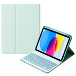 SA-10DS Hintergrundbeleuchtung Bluetooth Tastatur Leder Tablet-Hülle mit Stiftefach, Für iPad 10. Generation 10,9 2022