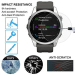 Displayschutzfolie aus gehärtetem Glas für Huawei Watch GT 2 42 mm Smartwatch, Garmin Fenix ​​7S, Realme Watch, Amazfit Falcon, Huawei Watch GT 2 42 mm, Huawei Watch GT 3 42 mm, Garmin Forerunner 158, Garmin Instinct Crossover ...