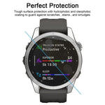 Displayschutzfolie aus gehärtetem Glas für Huawei Watch GT 2 42 mm Smartwatch, Garmin Fenix ​​7S, Realme Watch, Amazfit Falcon, Huawei Watch GT 2 42 mm, Huawei Watch GT 3 42 mm, Garmin Forerunner 158, Garmin Instinct Crossover ...