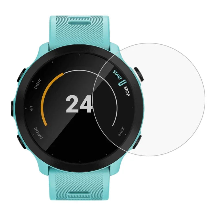 Displayschutzfolie aus gehärtetem Glas für Huawei Watch GT 2 42 mm Smartwatch, Garmin Fenix ​​7S, Realme Watch, Amazfit Falcon, Huawei Watch GT 2 42 mm, Huawei Watch GT 3 42 mm, Garmin Forerunner 158, Garmin Instinct Crossover ...