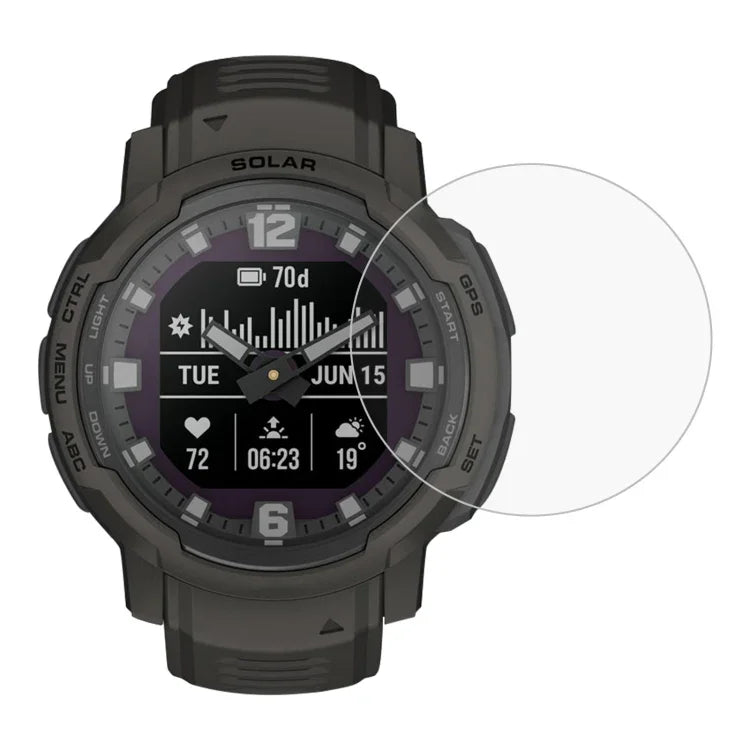 Displayschutzfolie aus gehärtetem Glas für Huawei Watch GT 2 42 mm Smartwatch, Garmin Fenix ​​7S, Realme Watch, Amazfit Falcon, Huawei Watch GT 2 42 mm, Huawei Watch GT 3 42 mm, Garmin Forerunner 158, Garmin Instinct Crossover ...
