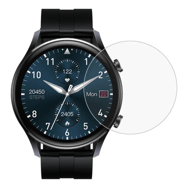 Displayschutzfolie aus gehärtetem Glas für Huawei Watch GT 2 42 mm Smartwatch, Garmin Fenix ​​7S, Realme Watch, Amazfit Falcon, Huawei Watch GT 2 42 mm, Huawei Watch GT 3 42 mm, Garmin Forerunner 158, Garmin Instinct Crossover ...