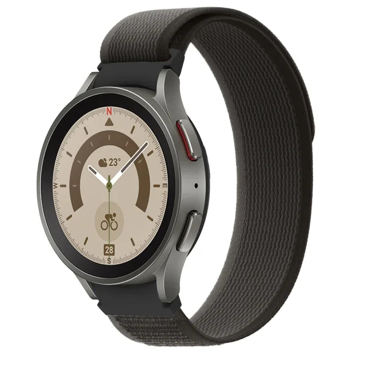 Nylon-Armband mit Schlaufen, für Samsung Galaxy Watch4 / 5 / 5 Pro