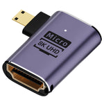 8K HDMI 2.1 zu Micro HDMI Adapter, D8K-01, D8K-02, D8K-03, D8K-04, D8K-05, C8K-01, C8K-02, C8K-03, C8K-04, C8K-05, C8K-06, C8K-07