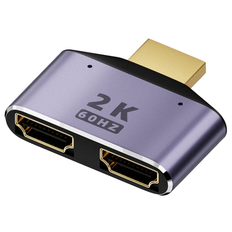 2-in-1 2K 60Hz HDMI-Adapter mit Kontrollleuchten
