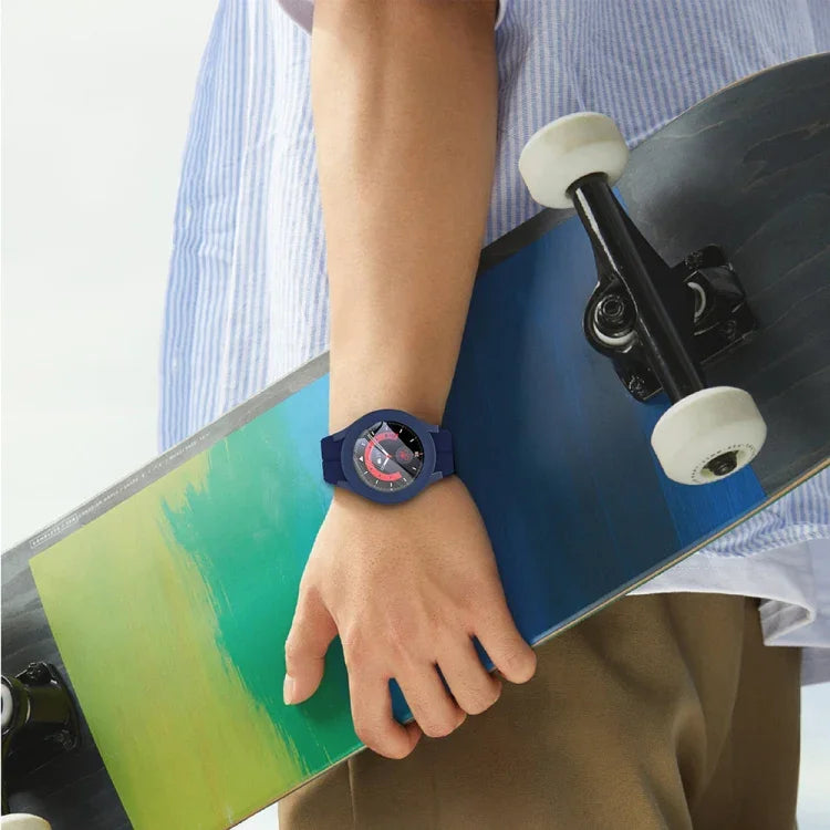 Schutzhülle aus PC und gehärtetem Kunststoff für Samsung Galaxy Watch5 Pro 45 mm