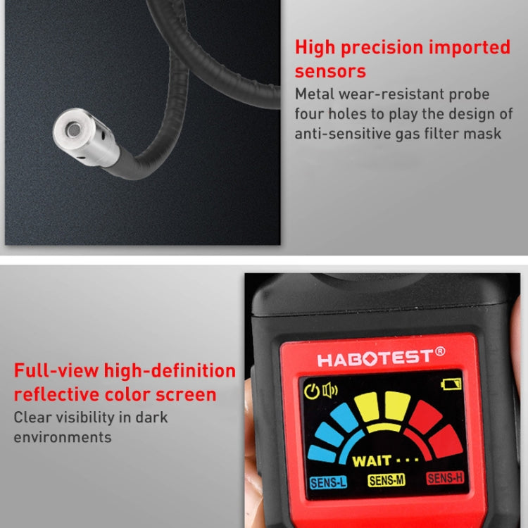 HABOTEST HT601A Brennbare Gasdetektor Tausend Batteriemodell, HT601A