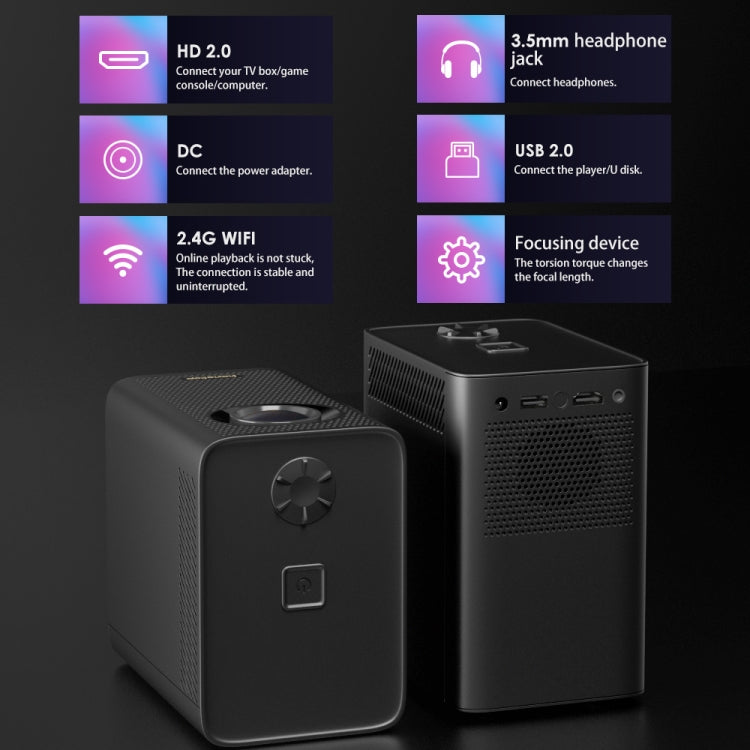 S30 Android System HD Tragbarer WiFi Mobiler Beamer, US Stecker, EU Stecker, UK Stecker, AU Stecker