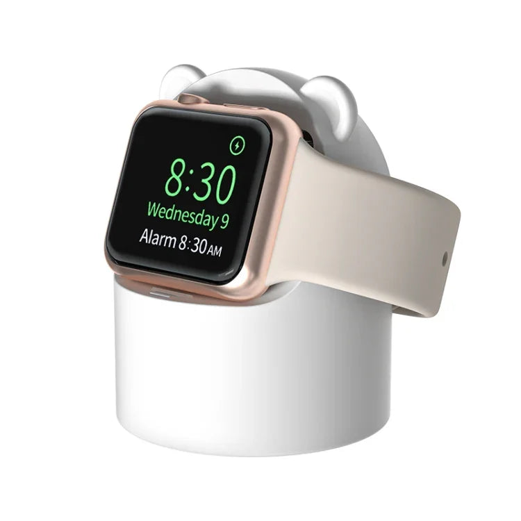 Silikon-Ladehalterung für Apple Watch Smartwatch (ohne Ladegerät)