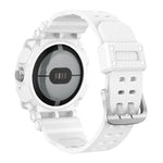 Dreifach geschütztes, einfarbiges integriertes Uhrenarmband für Google Pixel Watch