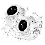 Dreifach geschütztes, einfarbiges integriertes Uhrenarmband für Google Pixel Watch