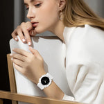 Dreifach geschütztes, einfarbiges integriertes Uhrenarmband für Google Pixel Watch