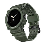 Dreifach geschütztes, einfarbiges integriertes Uhrenarmband für Google Pixel Watch