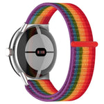 Metallkopf-Nylon-Armband für Google Pixel Watch 4 / 3 / 2 / 1 (41 mm)