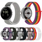 Metallkopf-Nylon-Armband für Google Pixel Watch 4 / 3 / 2 / 1 (41 mm)