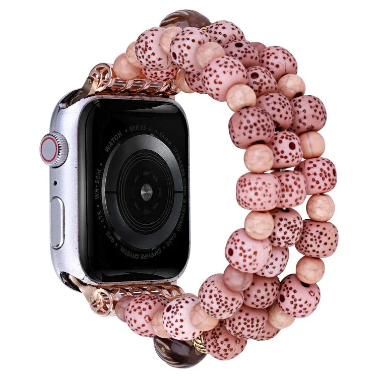Einfaches Bodhi-Perlen-Uhrenarmband, für Apple Watch Ultra 49 mm / Serie 8 &amp; 7 45 mm, für Apple Watch Serie 8 &amp; 7 41 mm