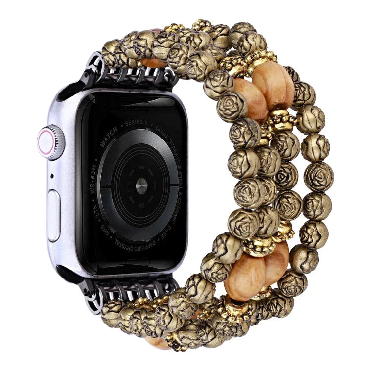 Rosenperlen-Uhrenarmband, für Apple Watch Ultra 49 mm / Serie 8 &amp; 7 45 mm, für Apple Watch Serie 8 &amp; 7 41 mm
