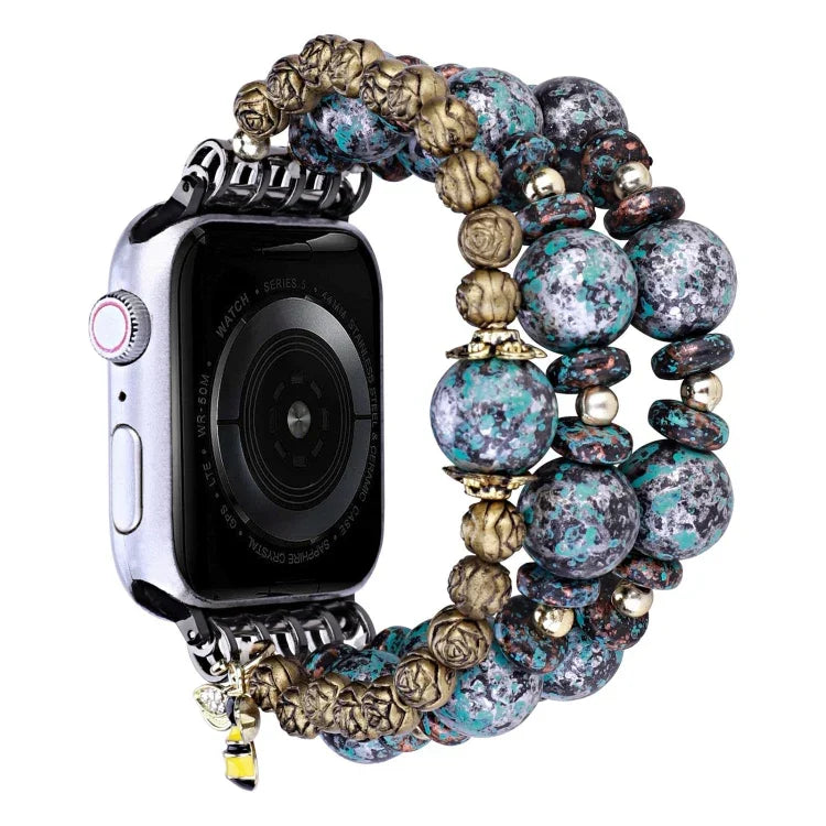 Rosenperlen-Uhrenarmband, für Apple Watch Ultra 49 mm / Serie 8 &amp; 7 45 mm, für Apple Watch Serie 8 &amp; 7 41 mm