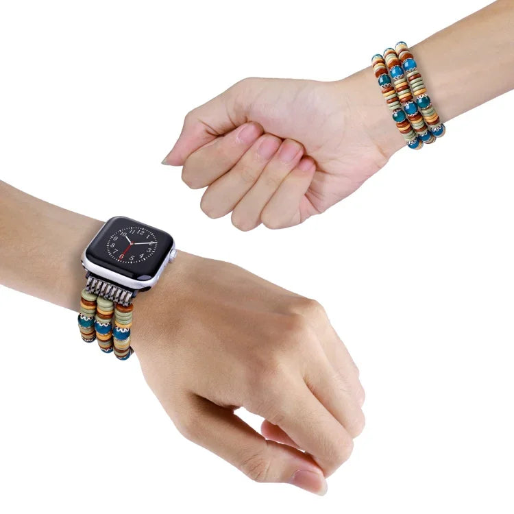 Pieces Beads Watch Band, For Apple Watch Ultra 49mm / Series 8&7 45mm, For Apple Watch Series 8&7 41mm