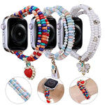 3-reihiges Perlenarmband, für Apple Watch Ultra 49 mm / Serie 8 &amp; 7 45 mm, für Apple Watch Serie 8 &amp; 7 41 mm