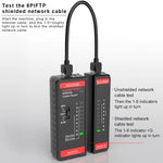 HABOTEST HT812A 2-in-1 Telefonleitungs- und Netzwerkkabeltester, HT812A