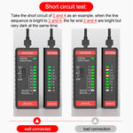 HABOTEST HT812A 2-in-1 Telefonleitungs- und Netzwerkkabeltester, HT812A