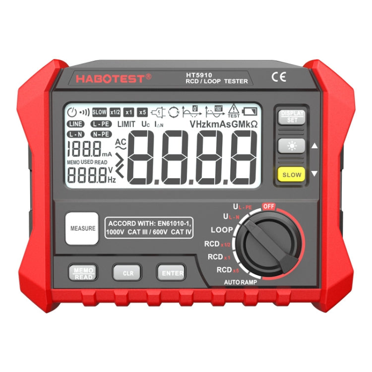 Leckage-Schalter & Schleifenwiderstand Tester, HT5910