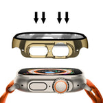 Integriertes Uhrengehäuse aus glänzend beschichtetem Polycarbonat-Sicherheitsglas, für Apple Watch Ultra 3 / 2 / 1 49 mm