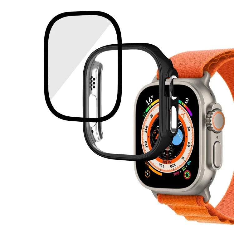 Integriertes Uhrengehäuse aus glänzend beschichtetem Polycarbonat-Sicherheitsglas, für Apple Watch Ultra 3 / 2 / 1 49 mm