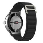 Schwarzes Nylon-Armband mit Verbindungsstück, passend für Google Pixel Watch 4 / 3 / 2 / 1 (41 mm)
