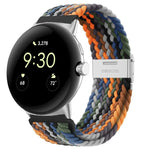 Nylon-Uhrenarmband mit Metallschnalle, passend für Google Pixel Watch 4 / 3 / 2 / 1 (41 mm)