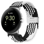 Nylon-Uhrenarmband mit Metallschnalle, passend für Google Pixel Watch 4 / 3 / 2 / 1 (41 mm)