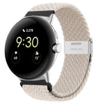Nylon-Uhrenarmband mit Metallschnalle, passend für Google Pixel Watch 4 / 3 / 2 / 1 (41 mm)