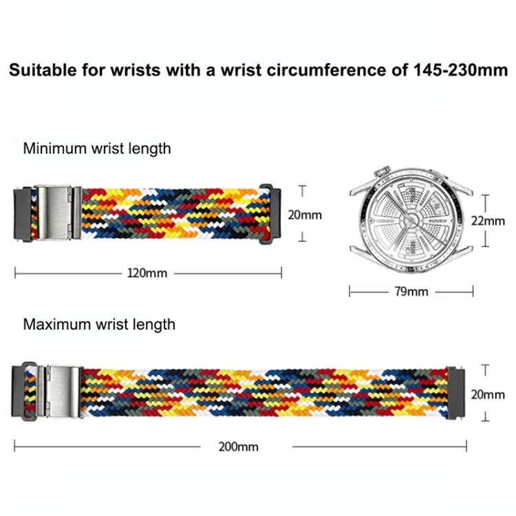 Nylon-Uhrenarmband mit Metallschnalle, passend für Google Pixel Watch 4 / 3 / 2 / 1 (41 mm)
