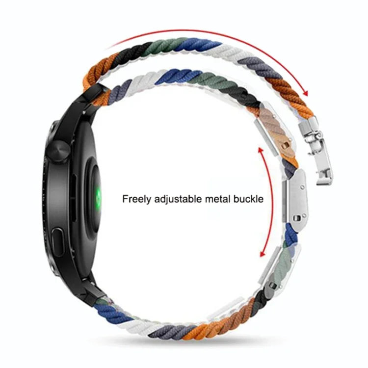 Nylon-Uhrenarmband mit Metallschnalle, passend für Google Pixel Watch 4 / 3 / 2 / 1 (41 mm)