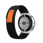 Nylon-Uhrenarmband mit Schlaufenverschluss, silberfarben, für Google Pixel Watch 4 / 3 / 2 / 1 (41 mm)