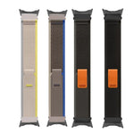 Nylon-Uhrenarmband mit Schlaufenverschluss, silberfarben, für Google Pixel Watch 4 / 3 / 2 / 1 (41 mm)
