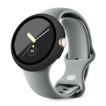 Integrierte Schutzhülle aus mattiertem Polycarbonat-Rahmen und gehärteter Folie für Google Pixel Watch