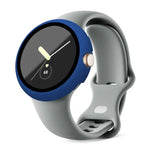 Integrierte Schutzhülle aus mattiertem Polycarbonat-Rahmen und gehärteter Folie für Google Pixel Watch