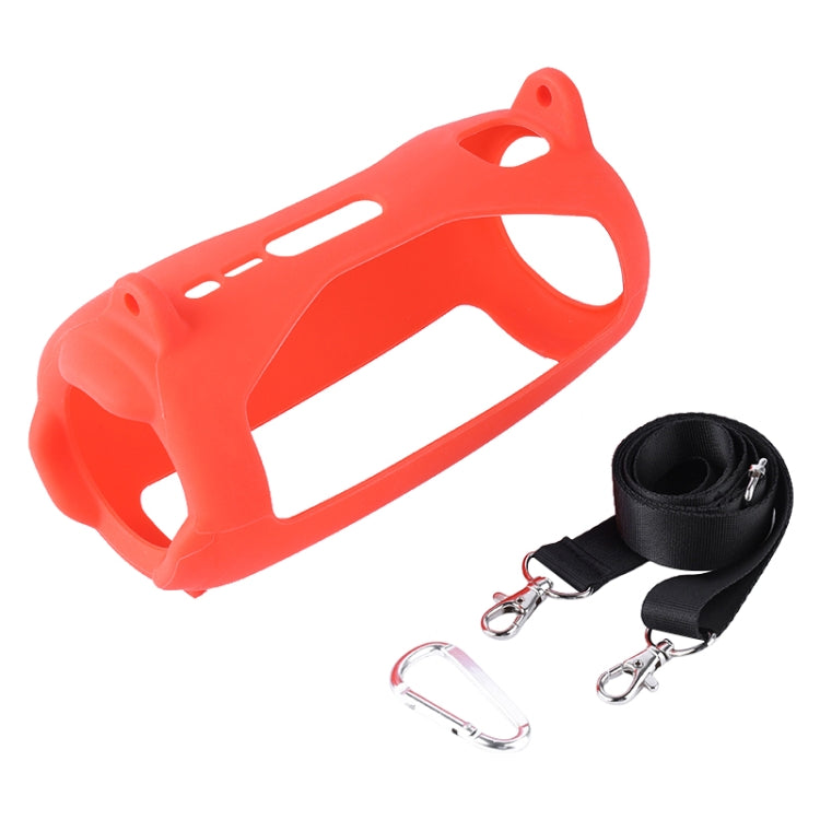 Bunte Lichteffekt Bluetooth Lautsprecher Silikonhülle mit Schultergurt, für JBL Pulse 5 Schwarz, für JBL Pulse 5 Rot, für JBL Pulse 5 Blau