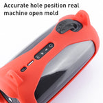 Bunte Lichteffekt Bluetooth Lautsprecher Silikonhülle mit Schultergurt, für JBL Pulse 5 Schwarz, für JBL Pulse 5 Rot, für JBL Pulse 5 Blau