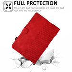 Für iPad 10. Generation 10,9 2022 Rhombus geprägte Leder Smart Tablet Hülle, Für iPad 10. Generation 10,9 2022