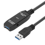 USB 3.0 Stecker zu Buchse Daten-Synchronisations-Super-Speed-Verlängerungskabel, Länge: 10m, 10m