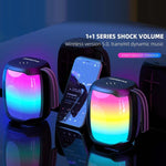 HOPESTAR P50 mini Outdoor RGB Licht Wasserdichter Bluetooth-Lautsprecher, P50 mini