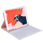 T07BB Für iPad 9,7 Zoll / iPad Pro 9,7 Zoll / iPad Air 2 / Air (2018 & 2017) TPU Candy Color Ultra-dünne Bluetooth-Tastatur Schutzhülle mit Ständer & Stiftefach, Für iPad 9,7 Zoll