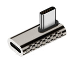 100W Typ-C Stecker zu Typ-C Buchse 20Gbps Zinklegierung Adapter, Typ-C Stecker zu Typ-C Buchse Seitenbiegung, Typ-C Stecker zu Typ-C Buchse Vertikaler Winkel, Typ-C Stecker zu Typ-C Buchse Mittlere Biegung, Typ-C Stecker zu Typ-C Buchse Gerade