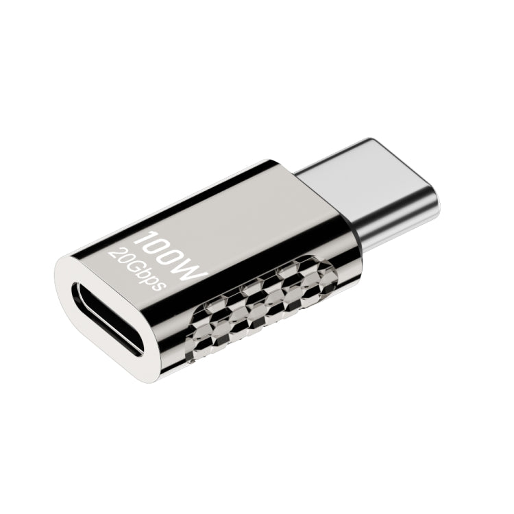 100W Typ-C Stecker zu Typ-C Buchse 20Gbps Zinklegierung Adapter, Typ-C Stecker zu Typ-C Buchse Seitenbiegung, Typ-C Stecker zu Typ-C Buchse Vertikaler Winkel, Typ-C Stecker zu Typ-C Buchse Mittlere Biegung, Typ-C Stecker zu Typ-C Buchse Gerade