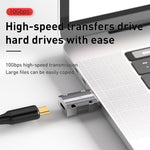 120W Typ-C Buchse zu USB 3.0 Stecker Zinklegierung Gerade Adapter, Typ-C Buchse zu USB 3.0 Stecker Gerade