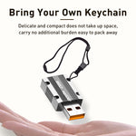 120W Typ-C Buchse zu USB 3.0 Stecker Zinklegierung Gerade Adapter, Typ-C Buchse zu USB 3.0 Stecker Gerade